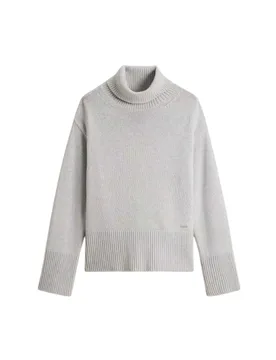 Maglioni donna - supergeelong turtleneck - grigio - Woolrich - FashionsVida
