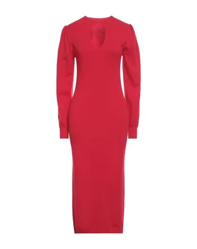 Vestido midi Mujer Rojo S,XL,XS Mujer - TWINSET - FashionsVida