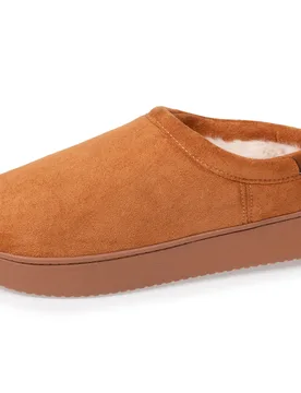 Chaussons mules plateforme Camel camel 40 - Isotoner - FashionsVida