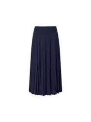 Midirock dunkelblau 34 damen