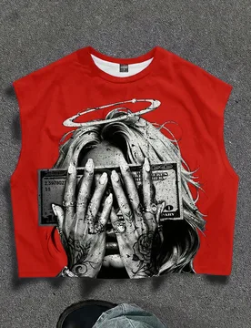 Camiseta de cuello redondo con estampado gráfico casual versátil para uso diario, vacaciones para hombres S - Shein - FashionsVida