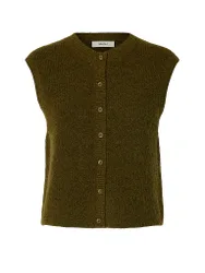 Strickjacke SLWLULU olive L Damen