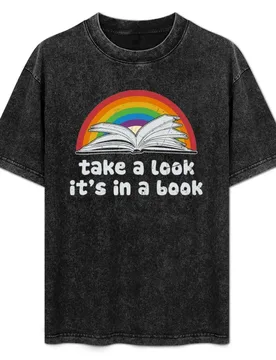 Take A Look Its In A Book T-Shirt Summer Fashion Casual Tee Shirt - Aliexpress - FashionsVida