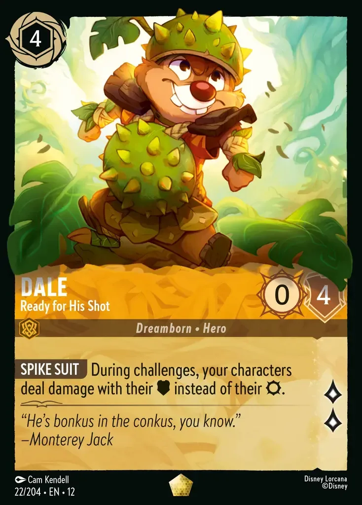 Dale - Ready for His Shot (Foil) Wilds Unknown - Disney - FashionsVida
