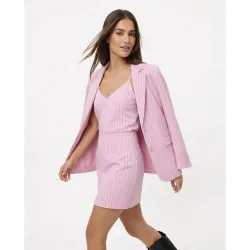 Blazer raya diplomática de mujer