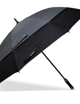 Parapluie Golf XL Noir/Gris noir/gris ST adulte - Isotoner - FashionsVida