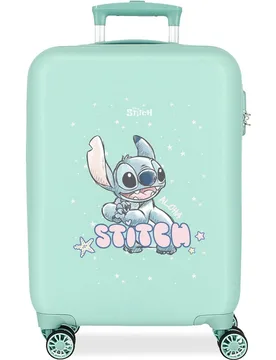 Maleta de cabina lovely stitch rígida con capacidad de 35l - Disney - FashionsVida