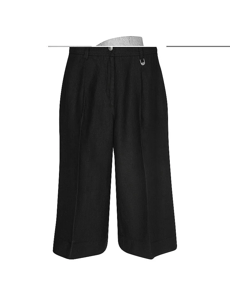 Mac Shorts en lin BRITT noir 32 - Mac - FashionsVida