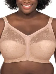 Womens Verity Non Wired Full Cup Bra - Beige Polyamide - Size 48e