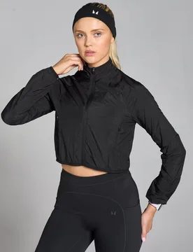 Cazadora corta cortavientos de corte ajustado Velocity para mujer de - MP - FashionsVida