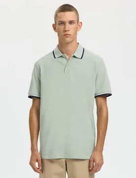 Polo de hombre manga corta - Selected - FashionsVida