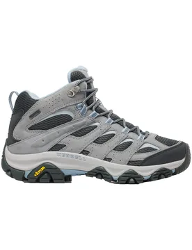 Chaussures de randonnée en GORE-TEX® - Moab 3 Mid GORE-TEX W Cement en Matières Recyclées - Taille 38 - Gris - Merrell - FashionsVida