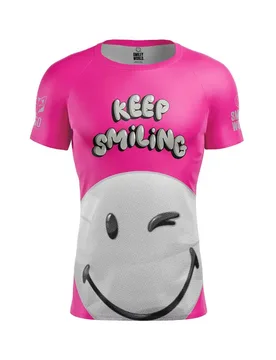 Maglietta A Maniche Corte Smileyworld Smiling Multicolour S - OTSO - FashionsVida