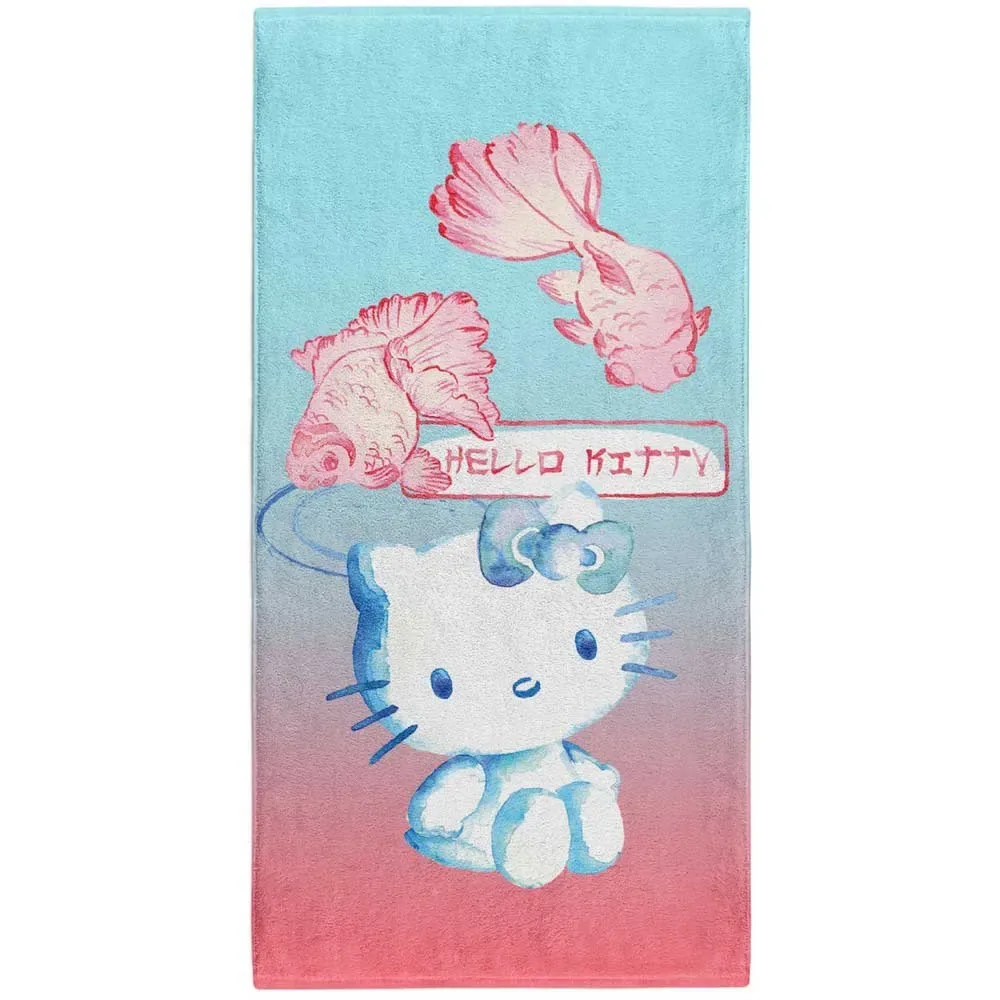 Serviette En Microfibre Hello Kitty Wave Multicolour One Size - OTSO - FashionsVida