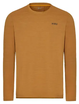 Maglietta A Maniche Lunghe Advanced Mustard - Hiru - FashionsVida