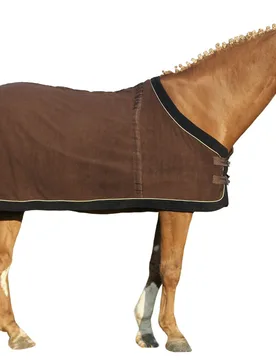 Abschwitzdecke Cooler, dunkelbraun 135cm - Euroriding - FashionsVida