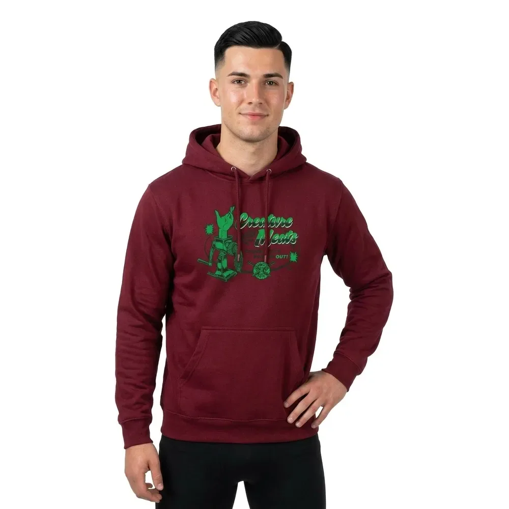 Sweat à Capuche Meat Grinder Pullover Maroon M - Creature - FashionsVida