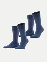 Falke Socken 2er-Pack Blau 39-42