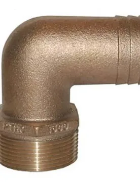 Pipe To Hose Adapter 90 Bronze 31 x 28 mm unisex - Groco - FashionsVida