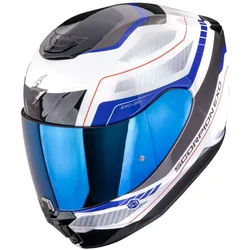 Casco Moto Integrale EXO-391 LEO Bianco Blu taglia M