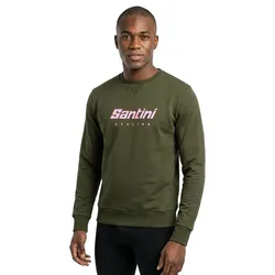 Santini Felpa Logo Military Green