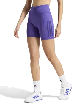 Leggings Courts Optime Workout 3 Stripes 5´´ Pure Purple L - Adidas - FashionsVida