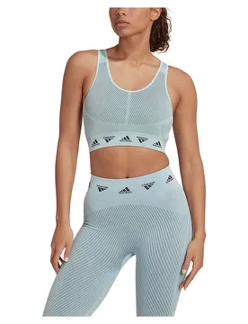 Soutien-gorge De Sport Aeroknit Light-support Blue S - Adidas - FashionsVida