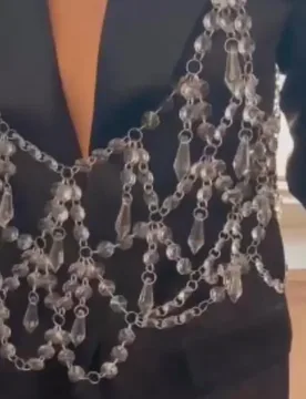 Fashion Sexy Beading Top Sleeveless Hollow Out Crystal Bra Female Trending Spring 2023 - Aliexpress - FashionsVida