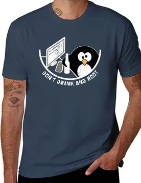 Don't drink and root vintage T-Shirt t shirt man luxury man t shirt luxury cotton tshirt 100% T-Shirt - Aliexpress - FashionsVida