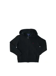 Felpa con cappuccio POLO BOYS NERO L