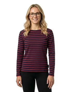 Maglietta A Maniche Lunghe Antibes Sr Navy / Sr Red XL - Sea Ranch - FashionsVida