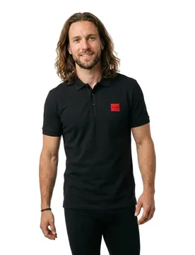 Hugo Polo à Manches Courtes Dereso222 Red Black S - Hugo Boss - FashionsVida