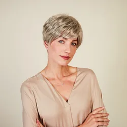 Naturell Perücke "Tilda" grau