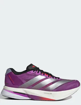 Scarpe adizero Boston 13 43 1/3 Purple Burst / Silver Metallic / Lucid Red - Adidas - FashionsVida