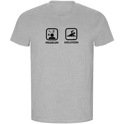 Problem Solution Swim Eco Short Sleeve T-shirt Heather Grey M Men