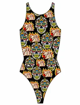 Sweet Halloween 2014 Swimsuit Multicolor 3-4 Years Girls - TURBO - FashionsVida