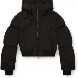 Plumífero de mujer tipo puffer con capucha