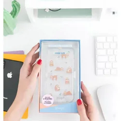 Custodia Per Telefono Iphone X/xs Slow Collection Sloth Clear One Size