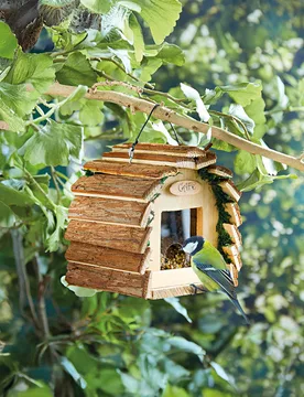 Vogelfutterhäuschen aus Baumrinden - 3Pagen - FashionsVida