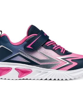 Sneaker Con Luci Assister B Navy / Fuchsia EU 29 - Geox - FashionsVida