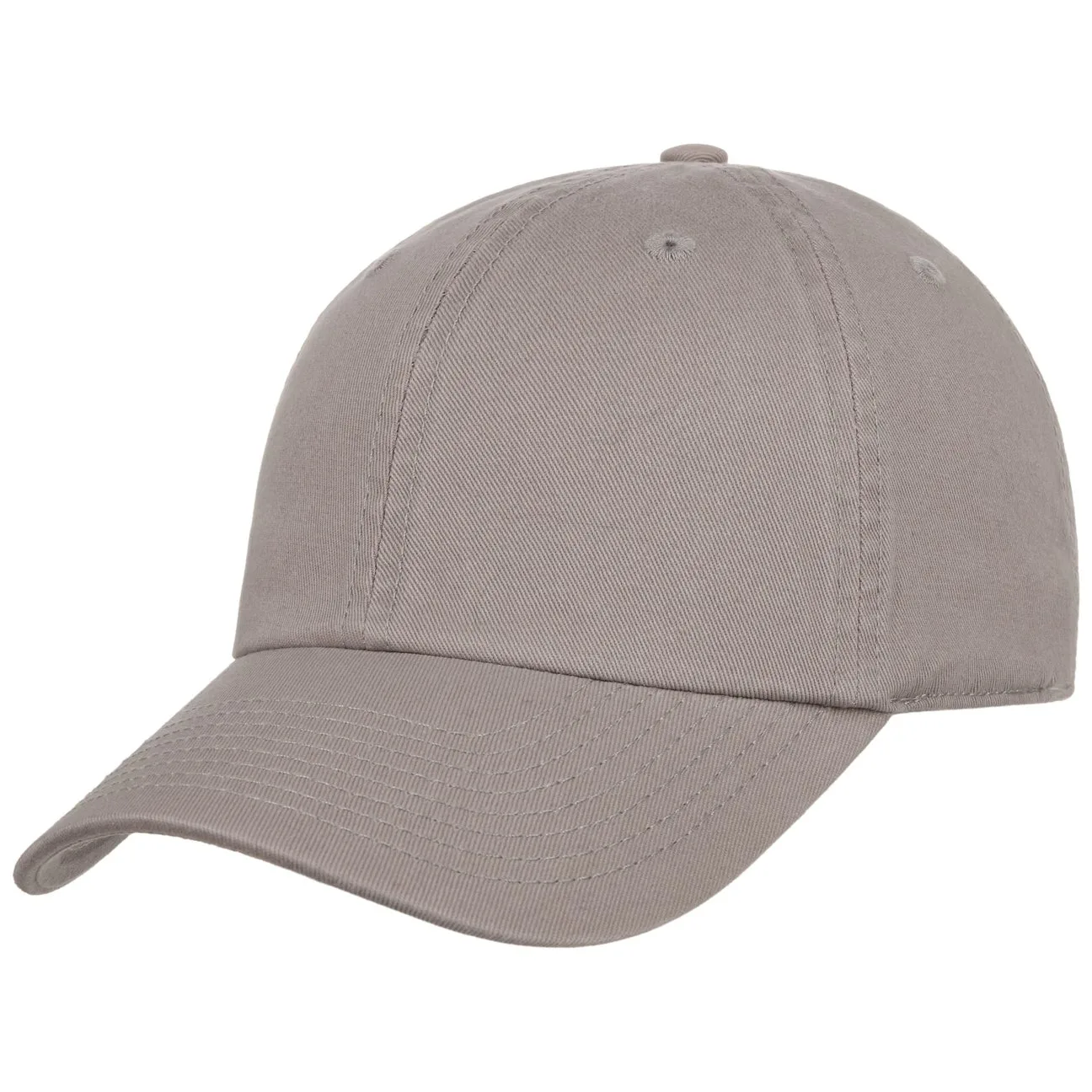 Dad Hat Strapback Cap - light grey - Unisex - Size: One Size - Hatshopping.co.uk - FashionsVida