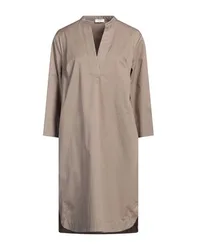 Vestido midi Mujer Caqui 32,34,36,38,40,42,44 Mujer