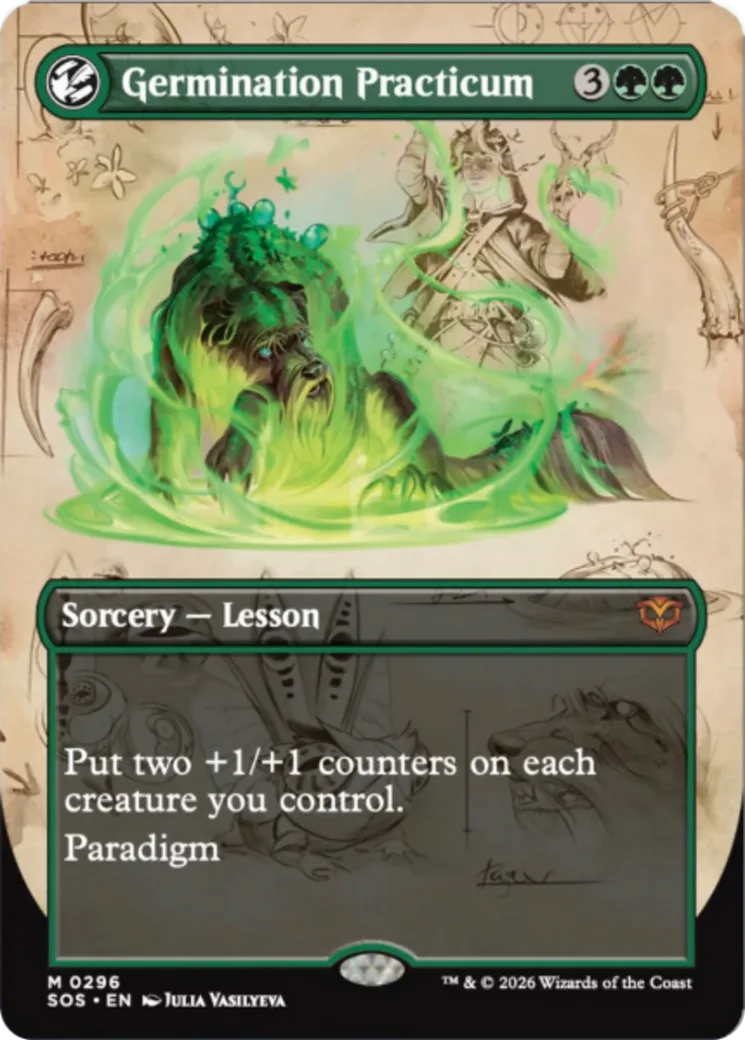 Germination Practicum (Borderless Field Notes) Secrets of Strixhaven - Magic: The Gathering - FashionsVida