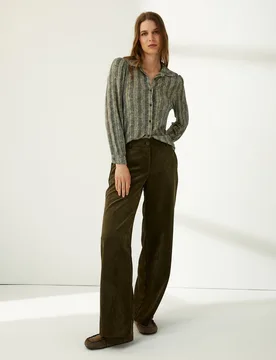 Camisa de mujer punto estampado - Paz Torras - FashionsVida