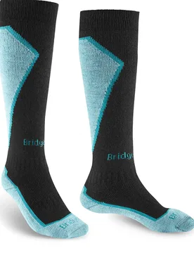 Chaussettes Longues Midweight Plus Black / Blue EU 35-37 - Bridgedale - FashionsVida