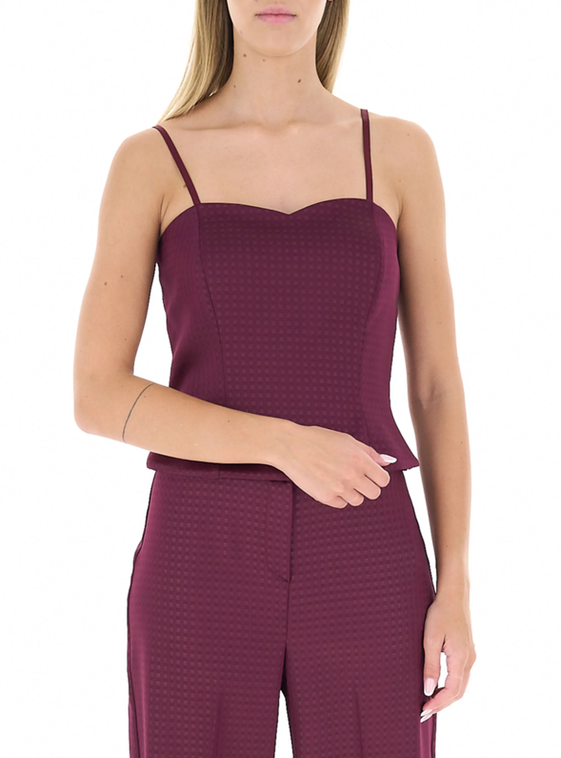 Top scollo a cuore BORDEAUX L - Rinascimento - FashionsVida
