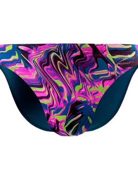 Printed Swimming Brief Techno Jungle-Orchid Shine 30 Men - Speedo - FashionsVida
