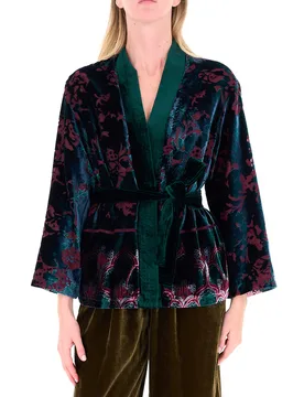 WU'SIDE Blazer a kimono PAVONE M - WU'SIDE - FashionsVida