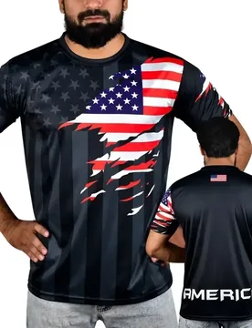 D Printed Canada and United States Themed Short Sleeve T-Shirt for Men Featuring Jamaica-Inspired Graphic Design - Aliexpress - FashionsVida