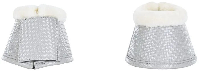 Hufglocken BRAIDED-PLUSH, grau S